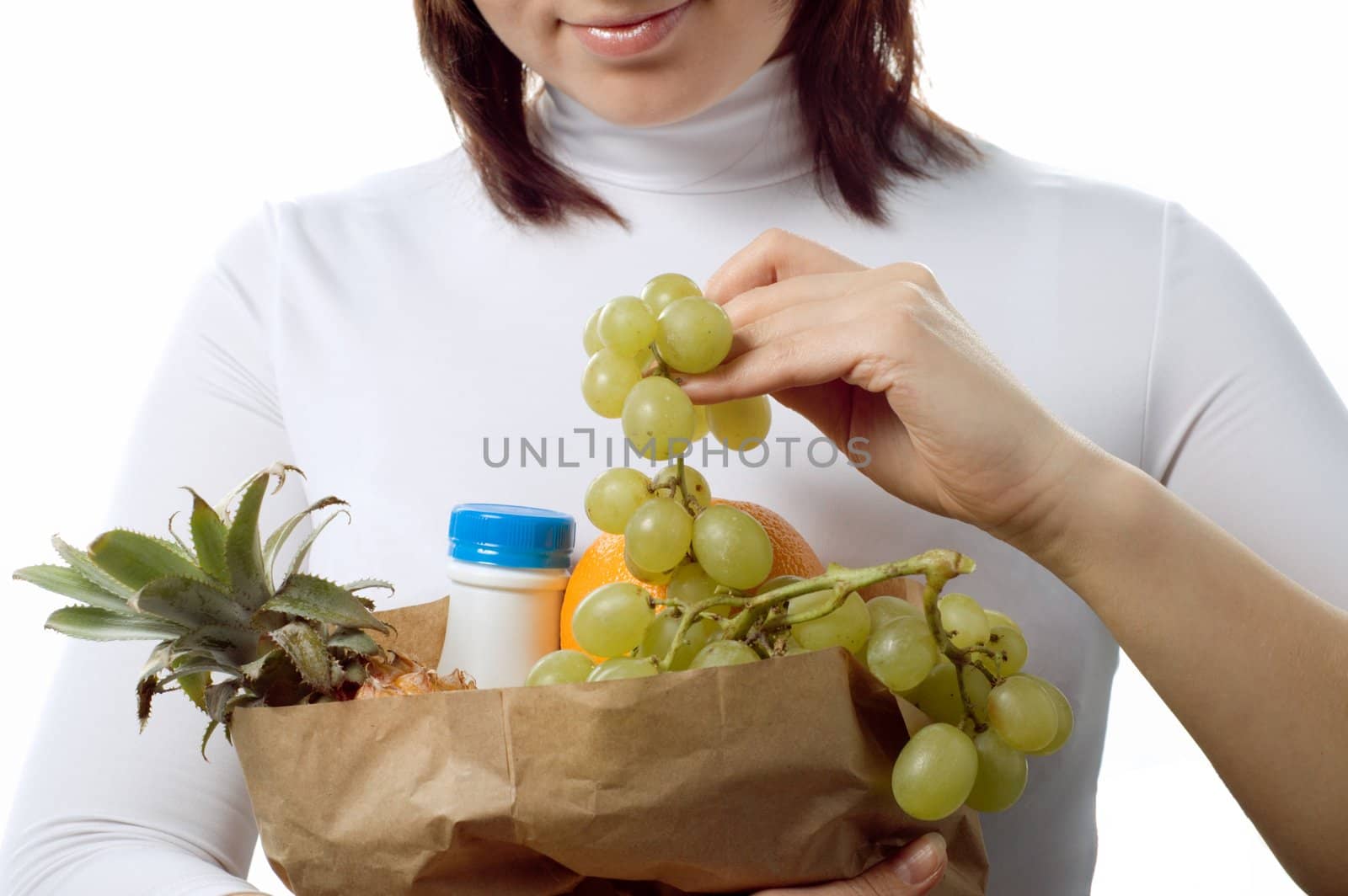 Girl with purchases by Ravenestling