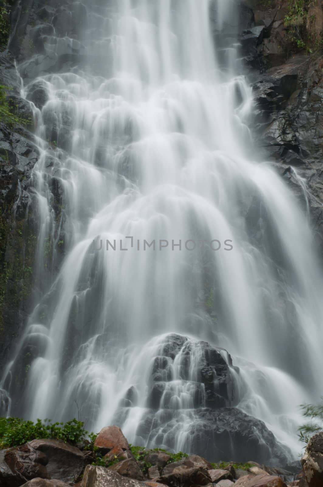 Waterfall in south of Thailand