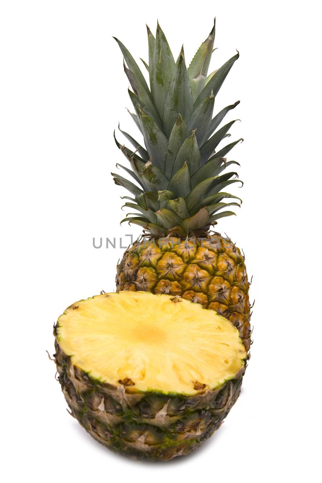 Pineapple Fruit On White Background
