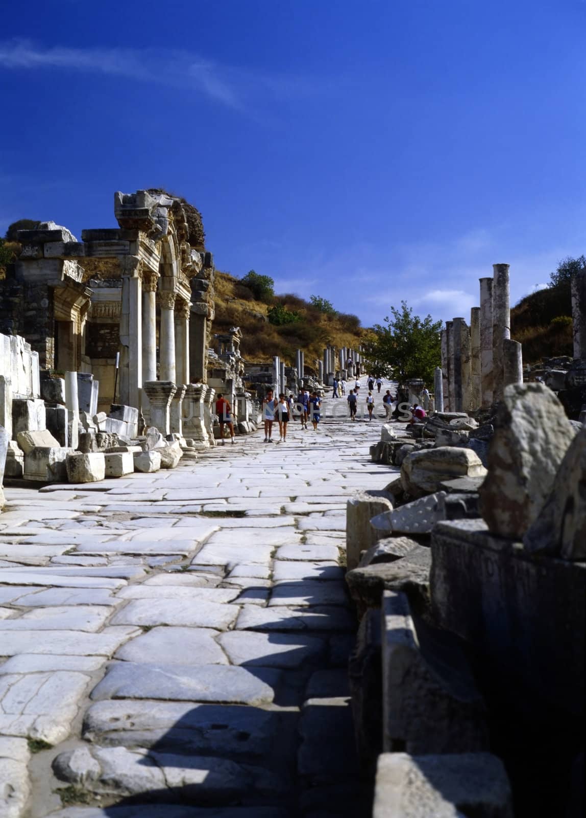 Marbel Street in Ephesis, Turkey