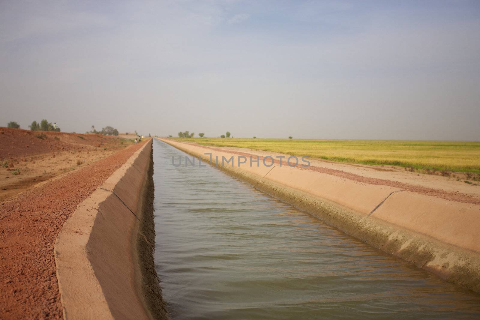 Agricultural irrigation system in Mopti, Mali