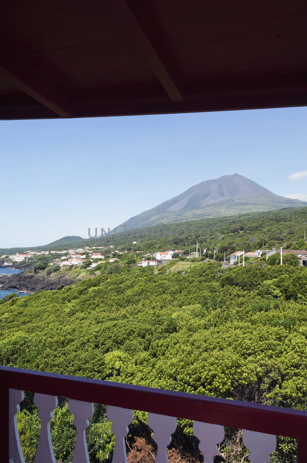 Volcanic landscape of Pico island, Azores, Portugal