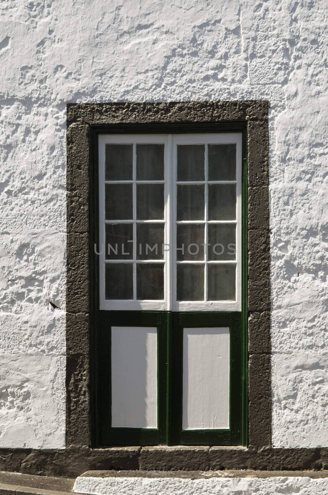 Traditional door of Pico island, Azores, Portugal