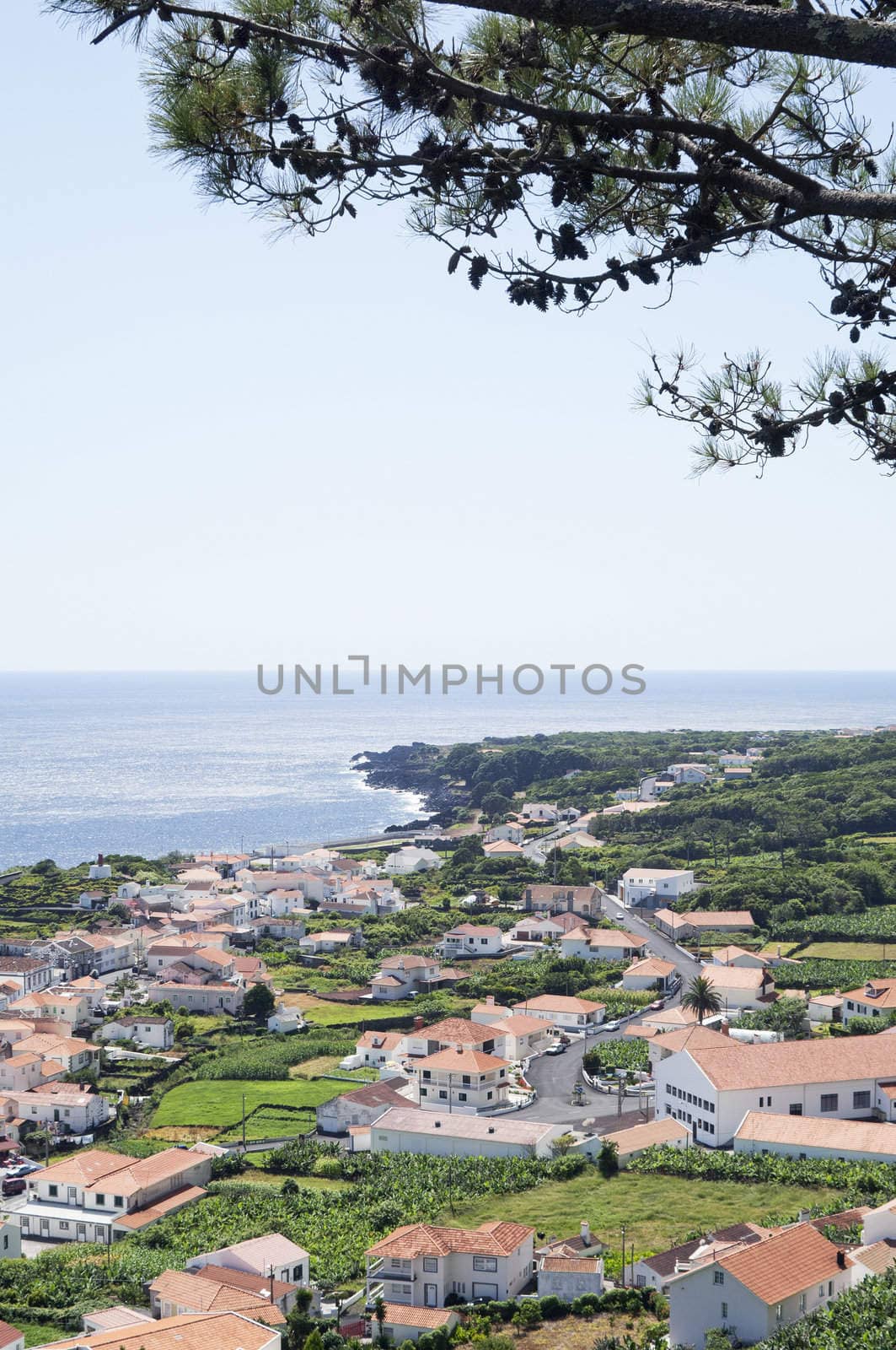 Small village of Ribeiras in Pico island, Azores