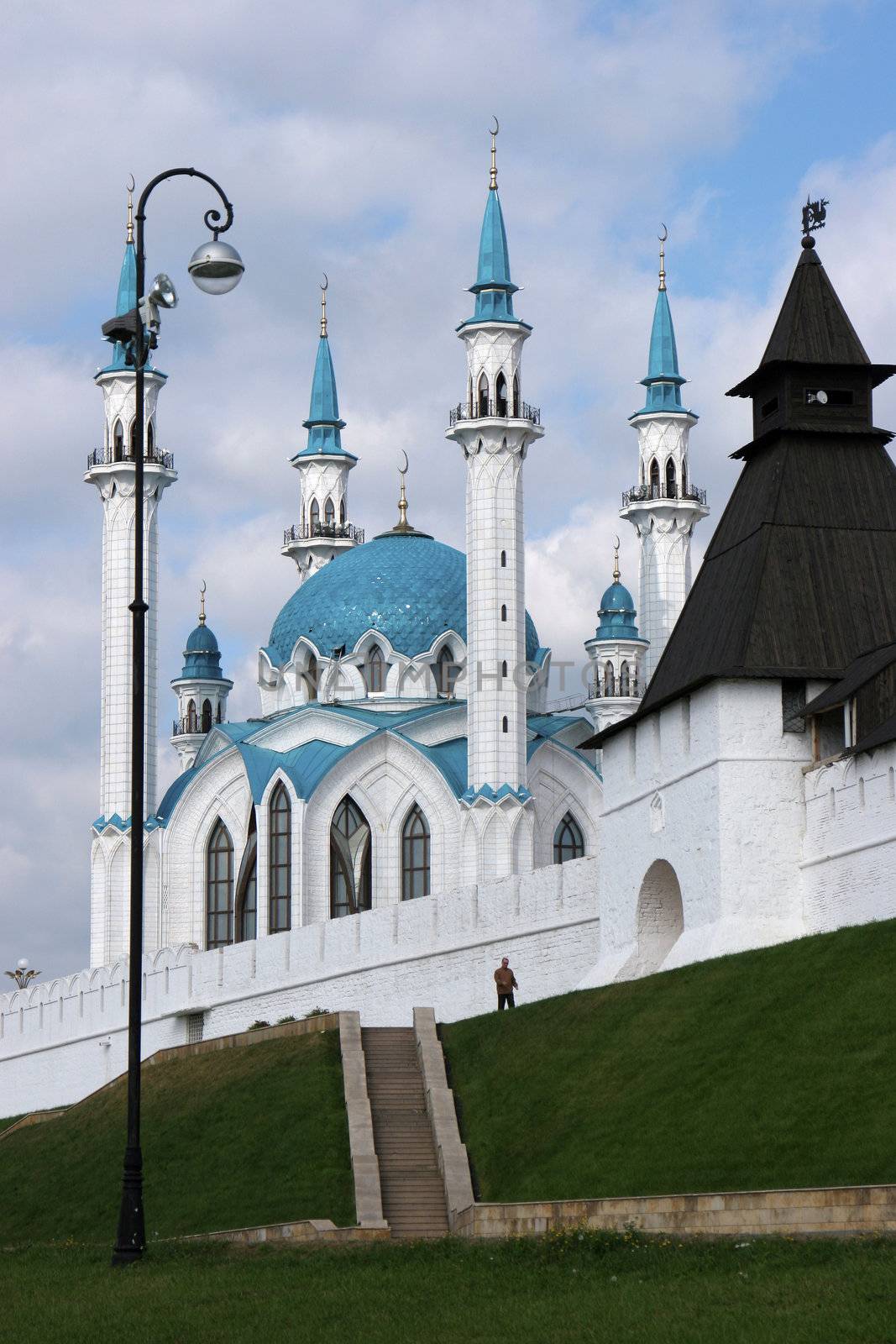 A mosque in the Kremlin in Kazan Russia a Tatar region.