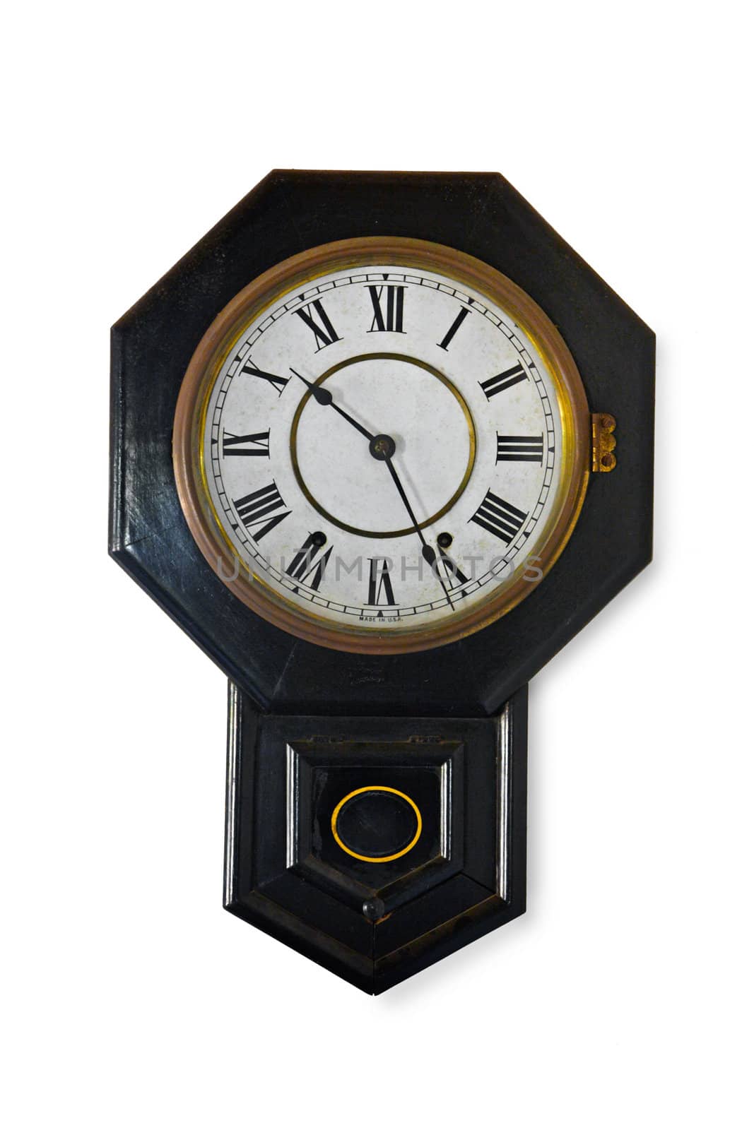Wall clock isolkated by dimol