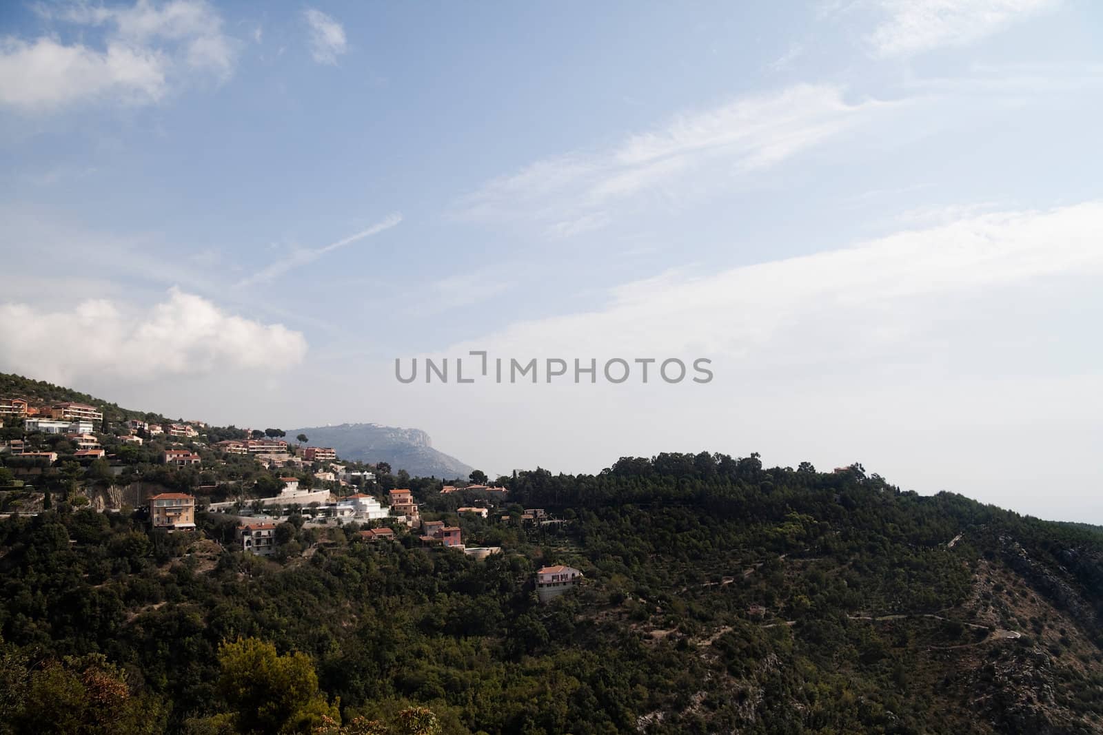 A wonderful mountainside view of Monaco