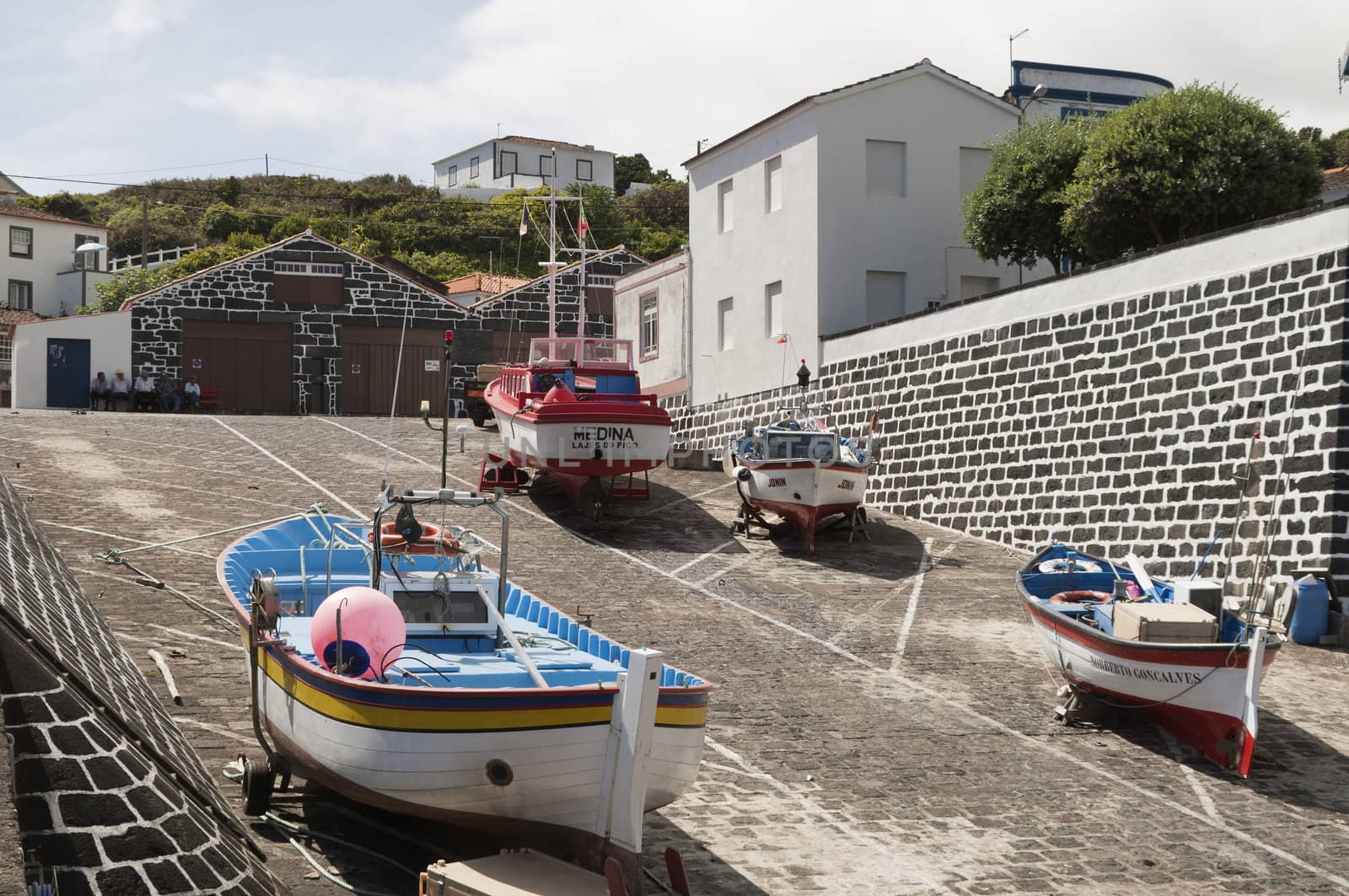 Fishing village of Calheta de Nesquim, Pico island, Azores