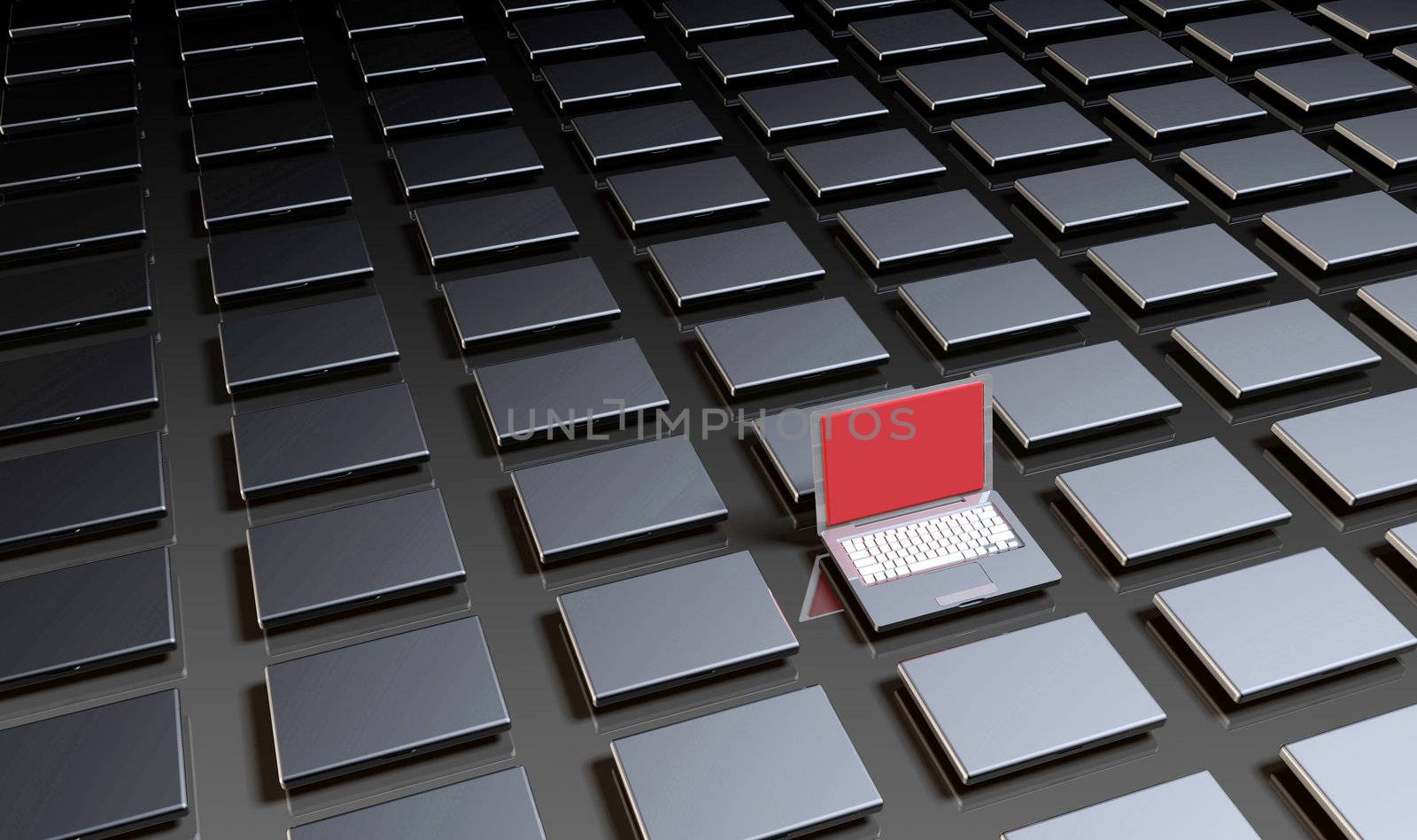 Virus Security Warning on a Computer Network