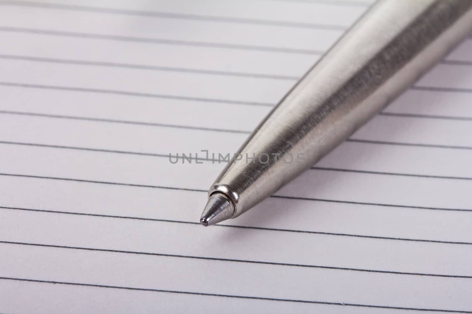 pen on sheet of paper by Alekcey