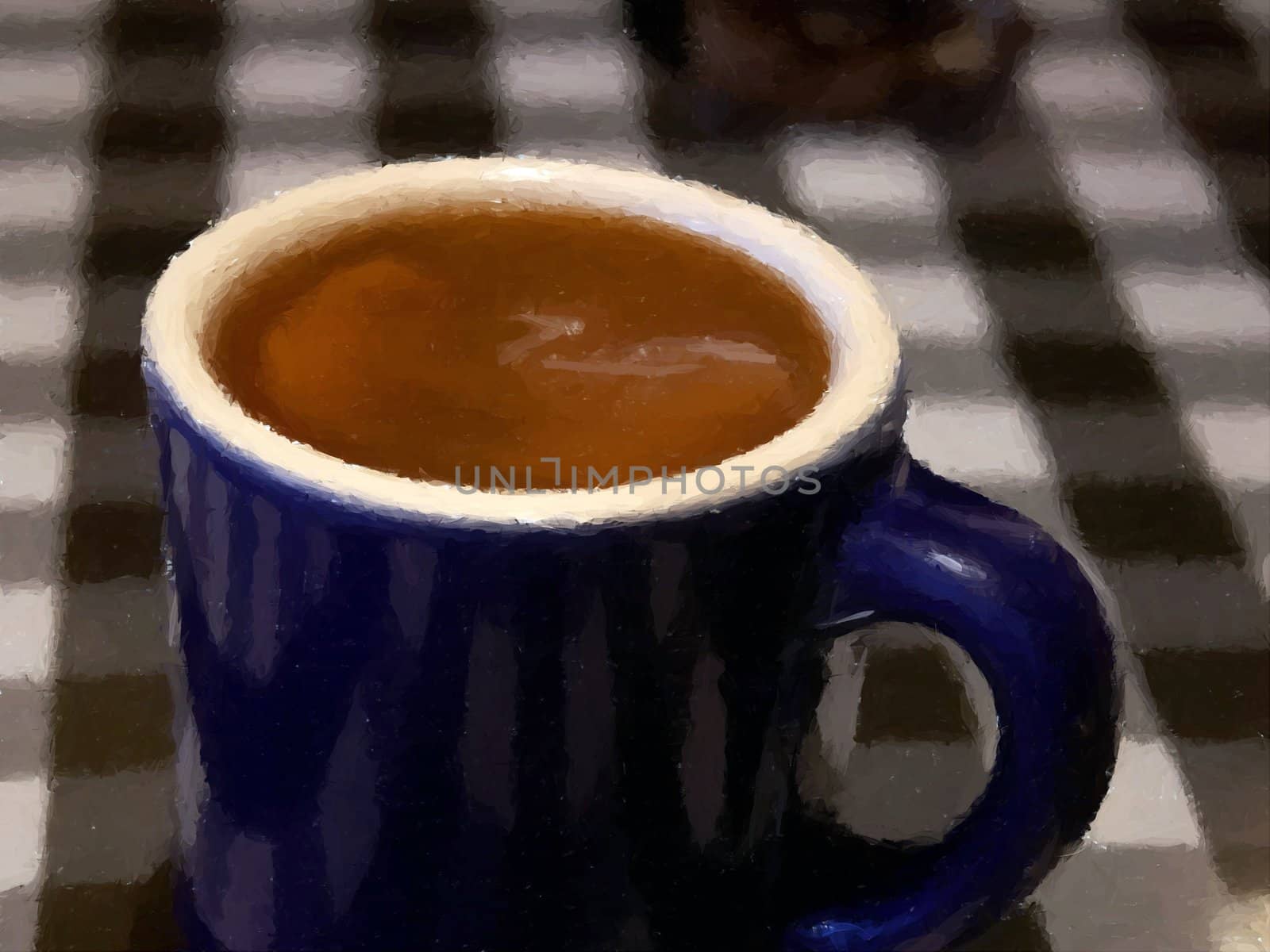 painting of a cup of coffee