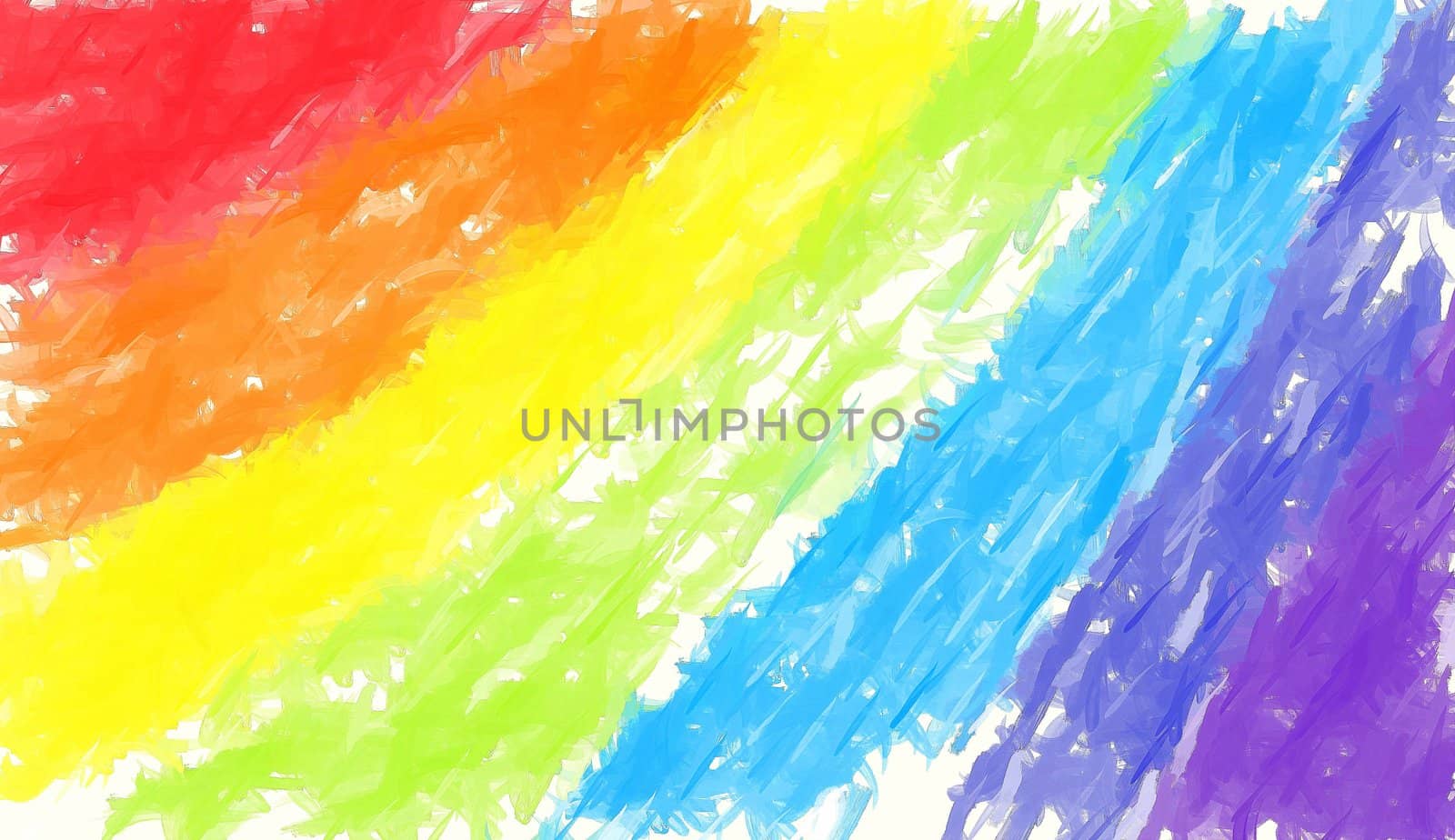 Painting of a rainbow
