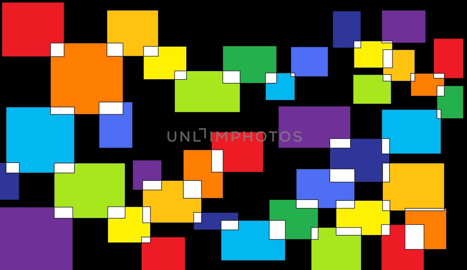 abstract colorful squares