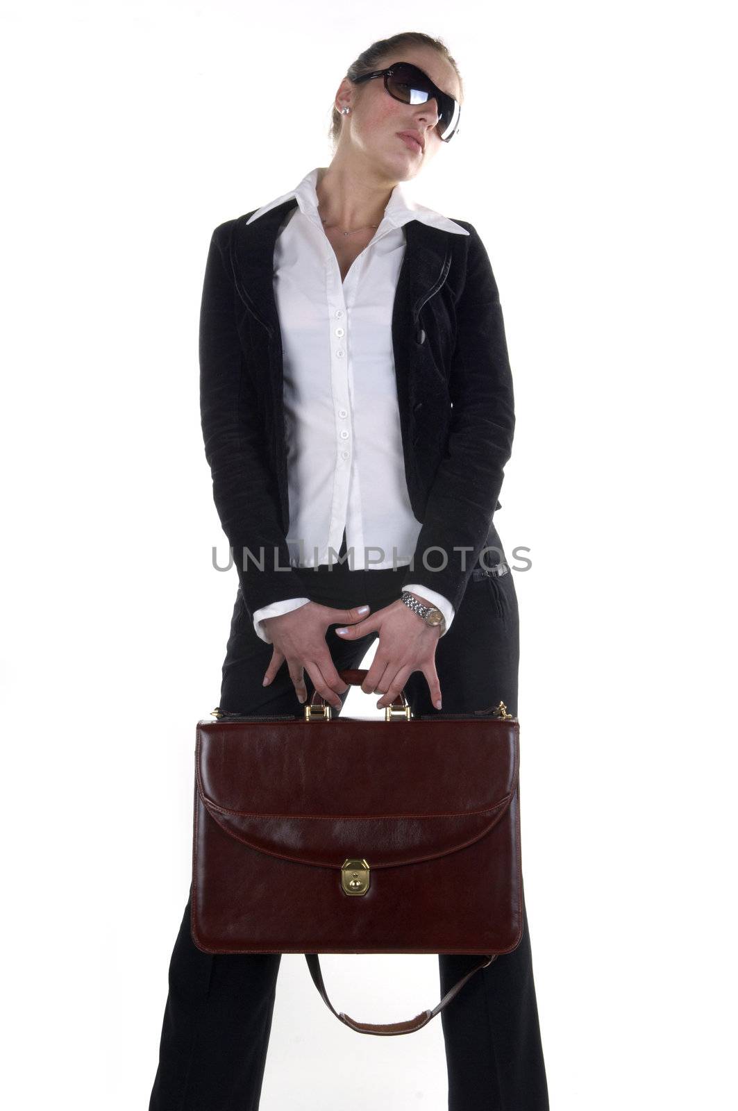 Briefcase in Hand of Businessman