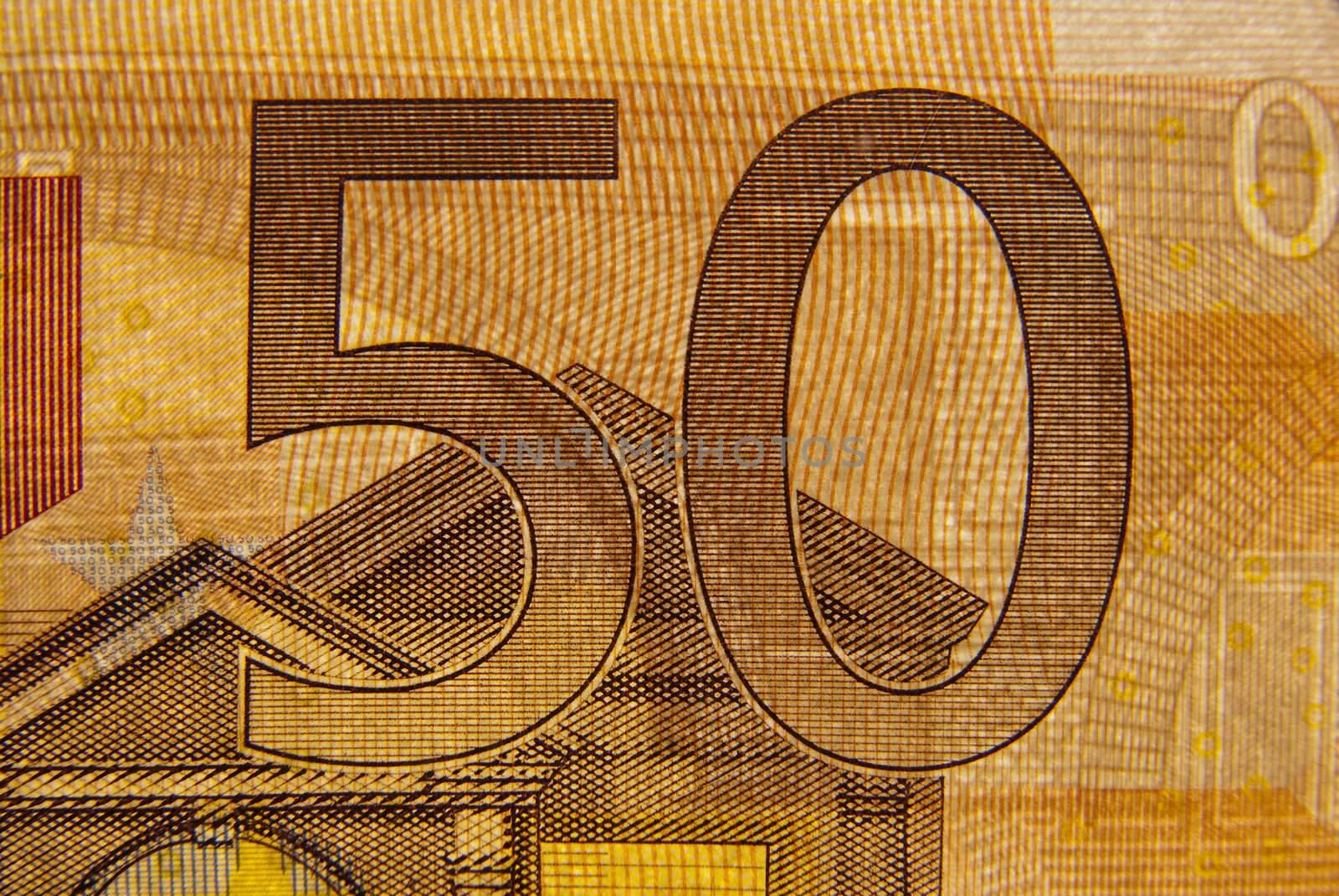 50 euro bill, Europe banknote