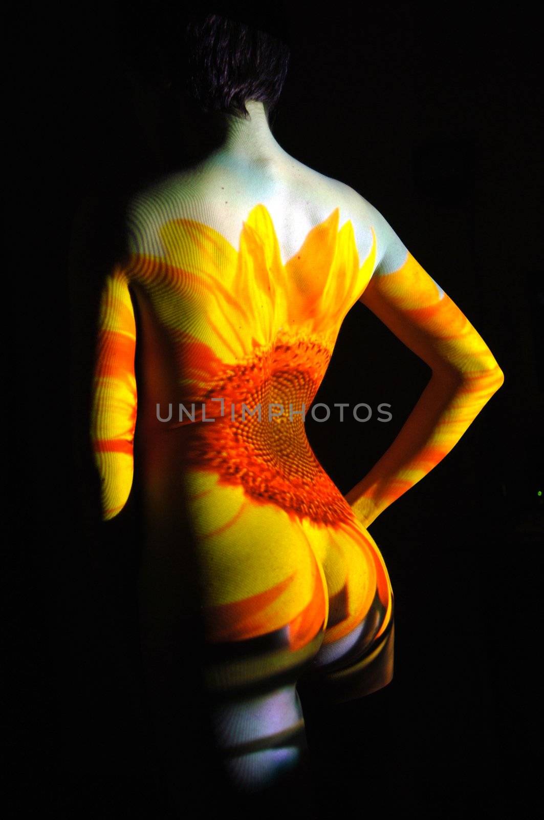 Sunflower Girl by adamr
