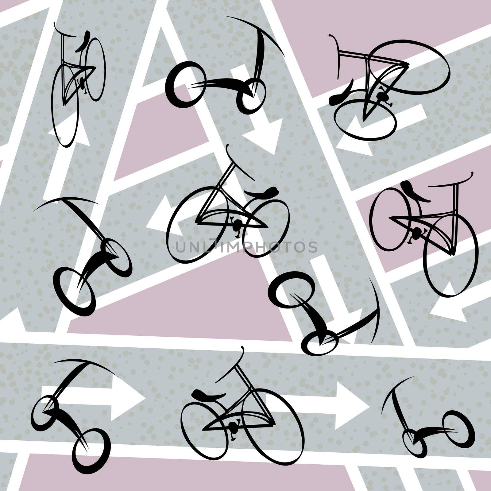 Bicycle pattern by Lirch