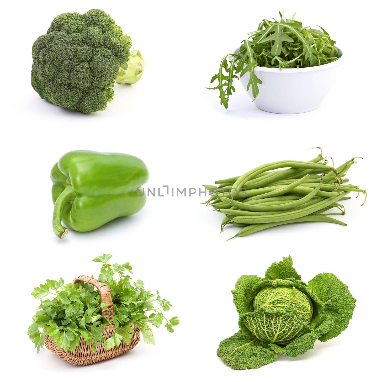 collection of fresh vegetables by miradrozdowski