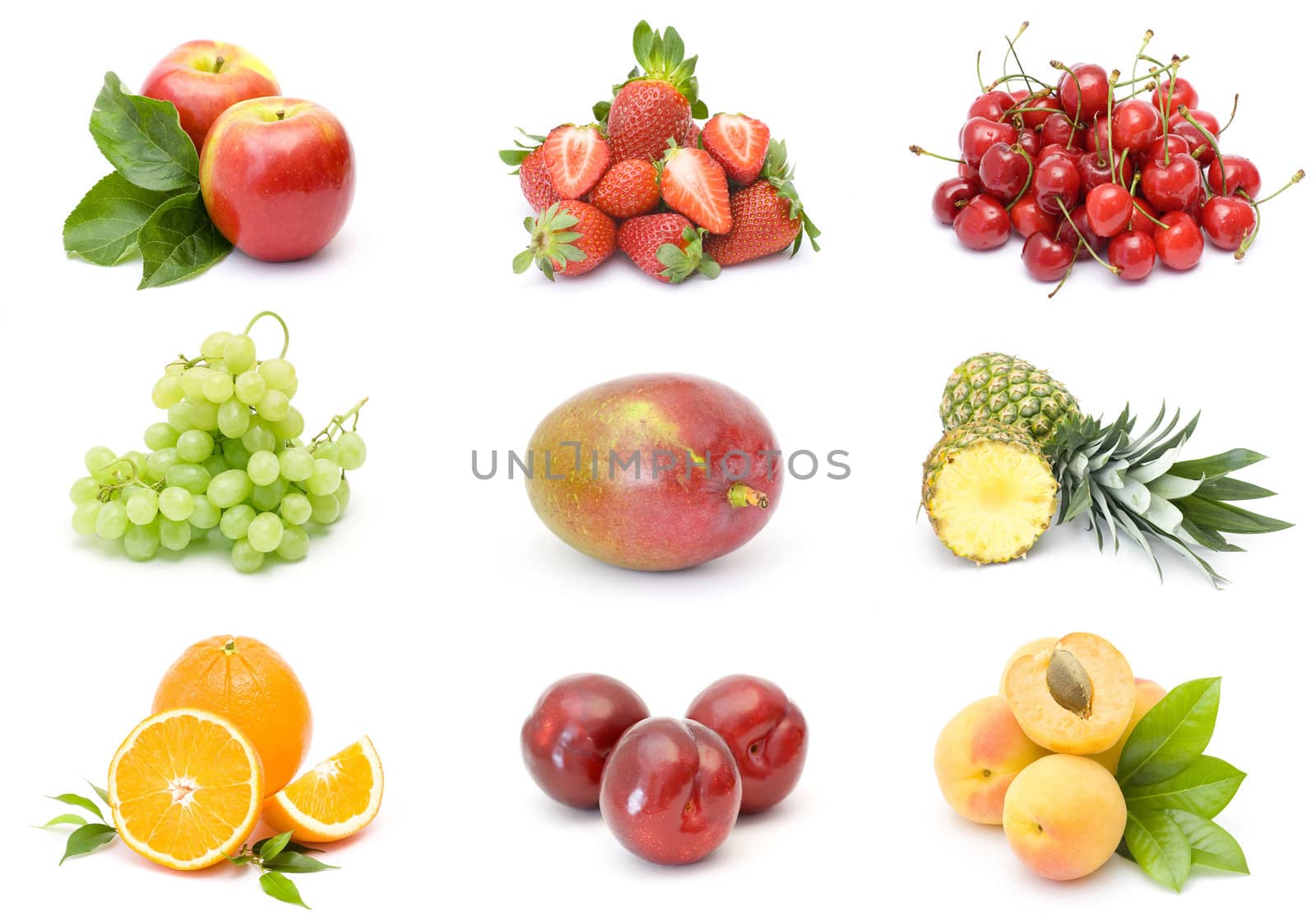 collection of fresh fruits