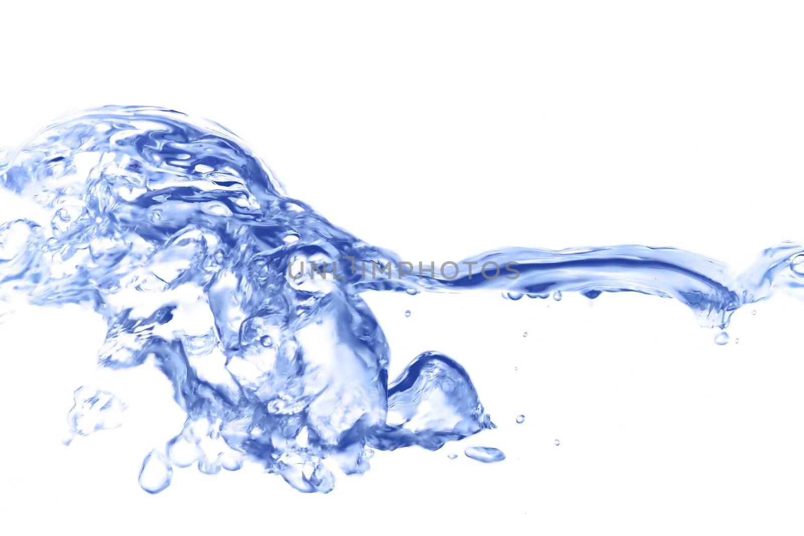Abstract detail of water splashes - abstract shapes
