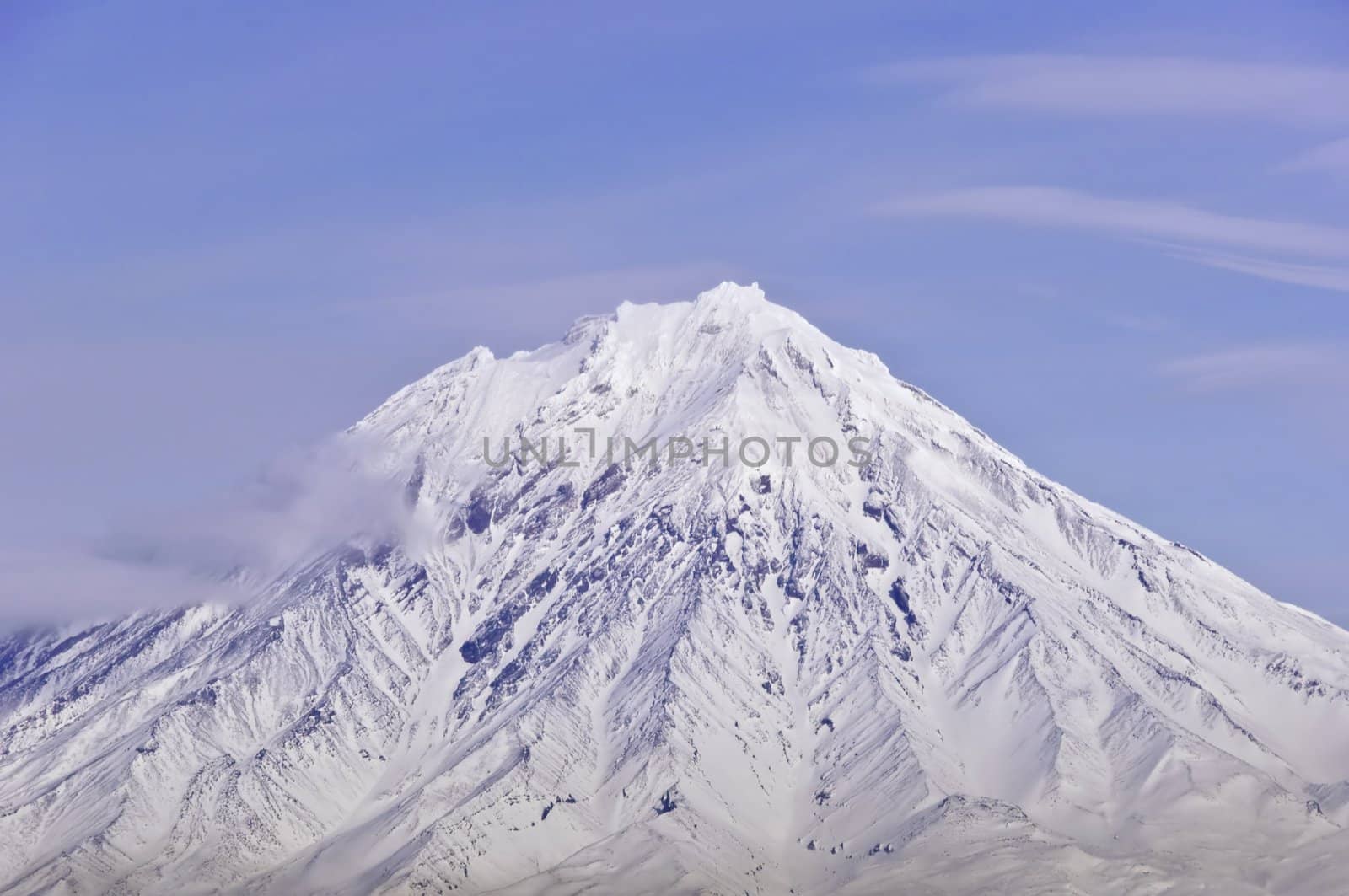 Big russian Volcano on Kamchatka in Russia