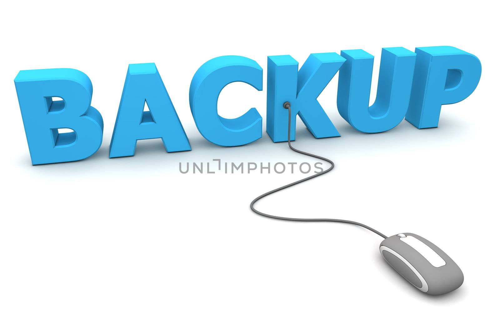 Browse the Blue Backup - Grey Mouse by PixBox