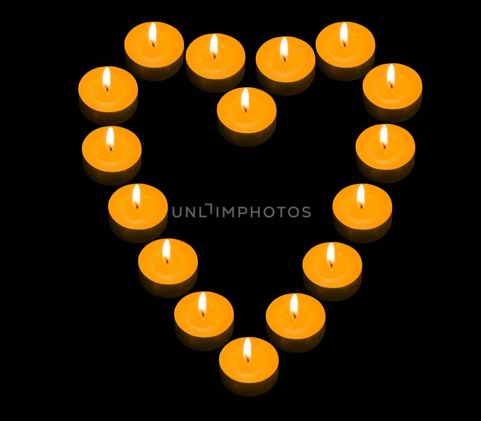 Heart of Candles by werg