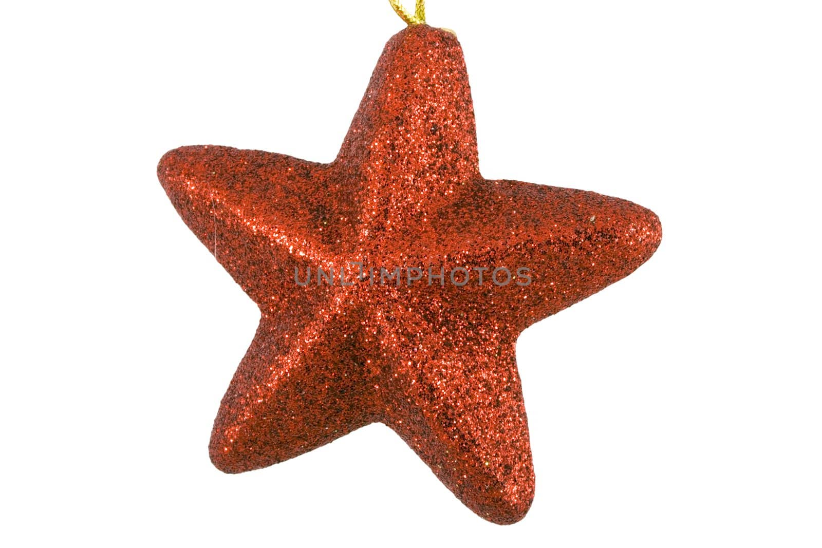 a christmas ornament - seasonal decoration - isolated - close up