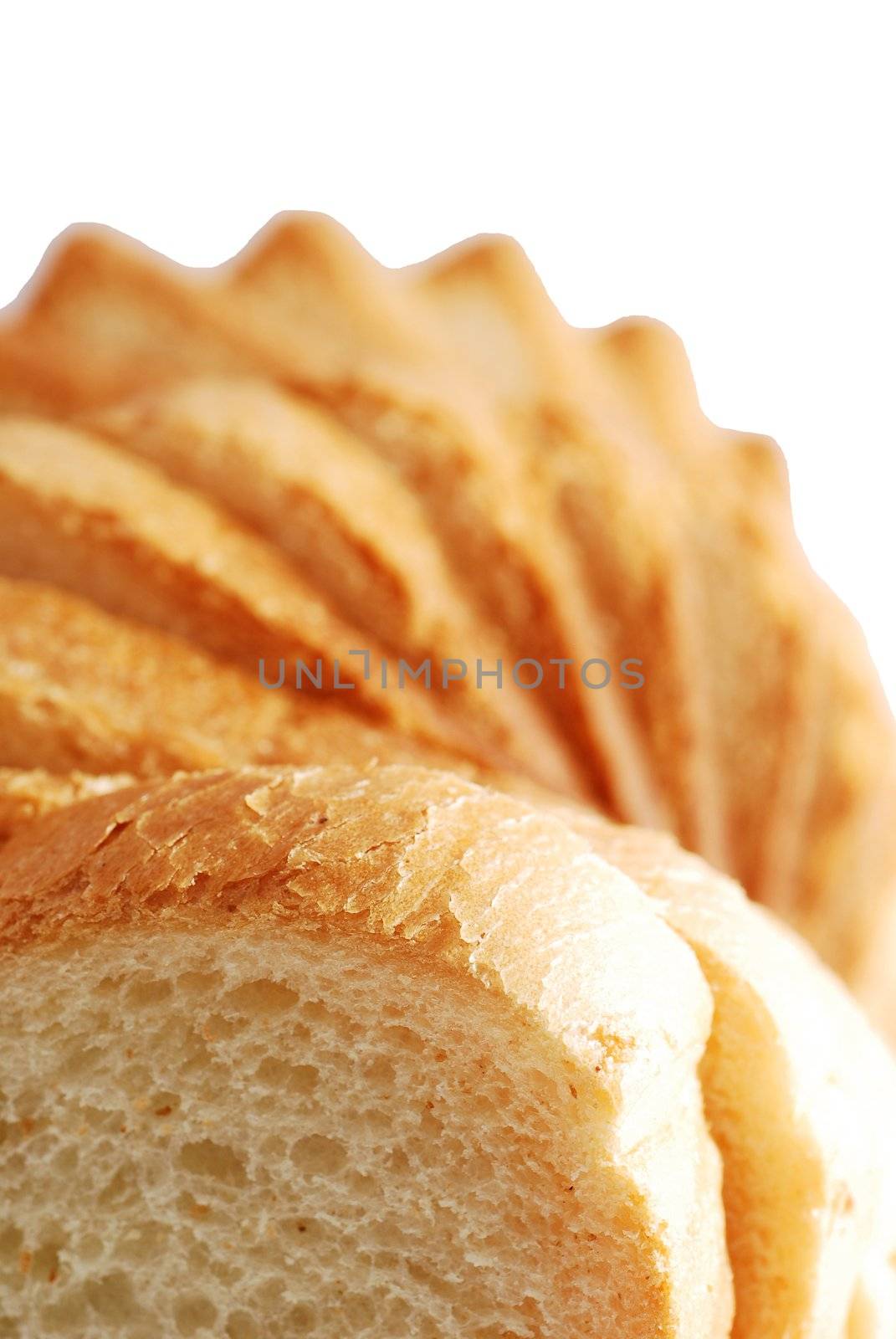 bread slices perspective view