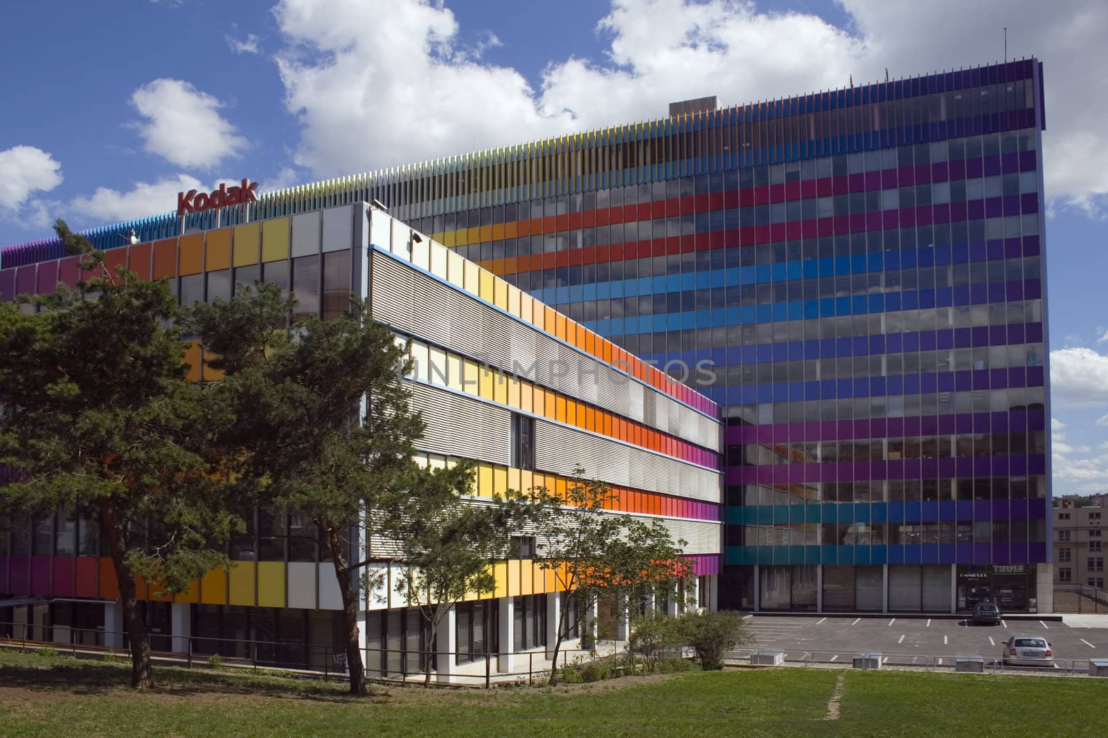 rainbow building - Palace Kodanska - city of Prague