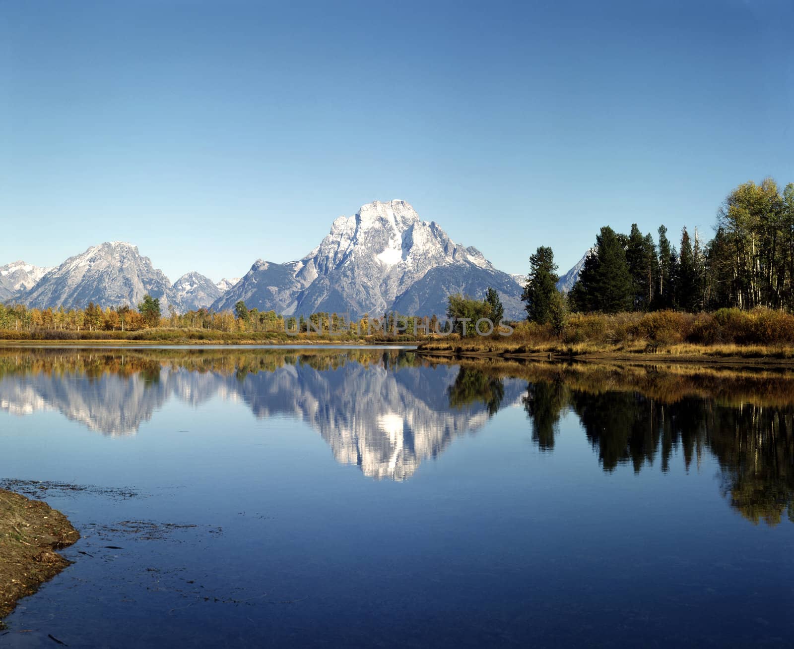 Mt.Moran and Oxbow Bend in Wyoming