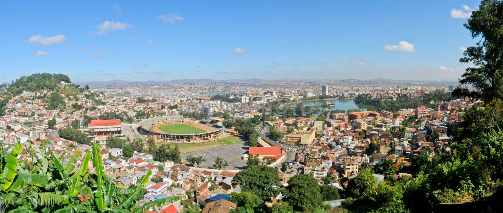 Panoramic view of Antananarivo, the capital of Madagascar