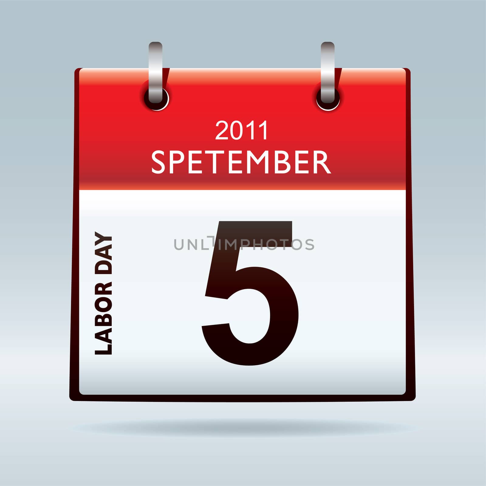 labor day calendar icon by nicemonkey