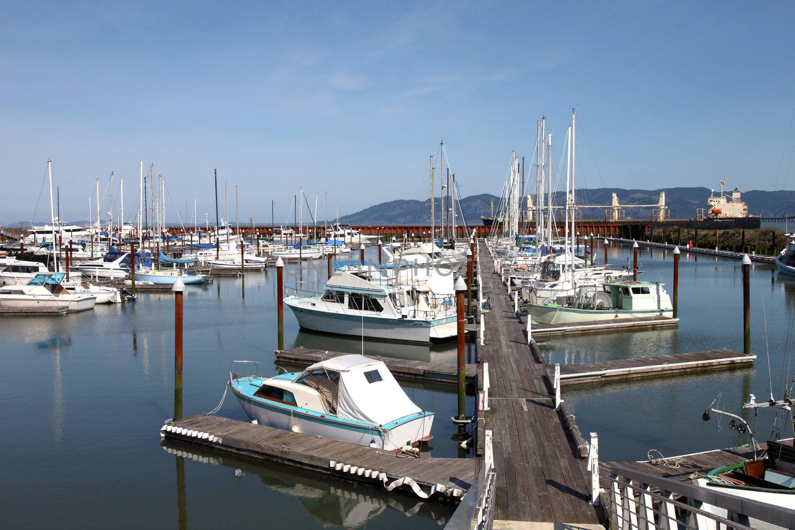 A marina in Astoria OR. by Rigucci
