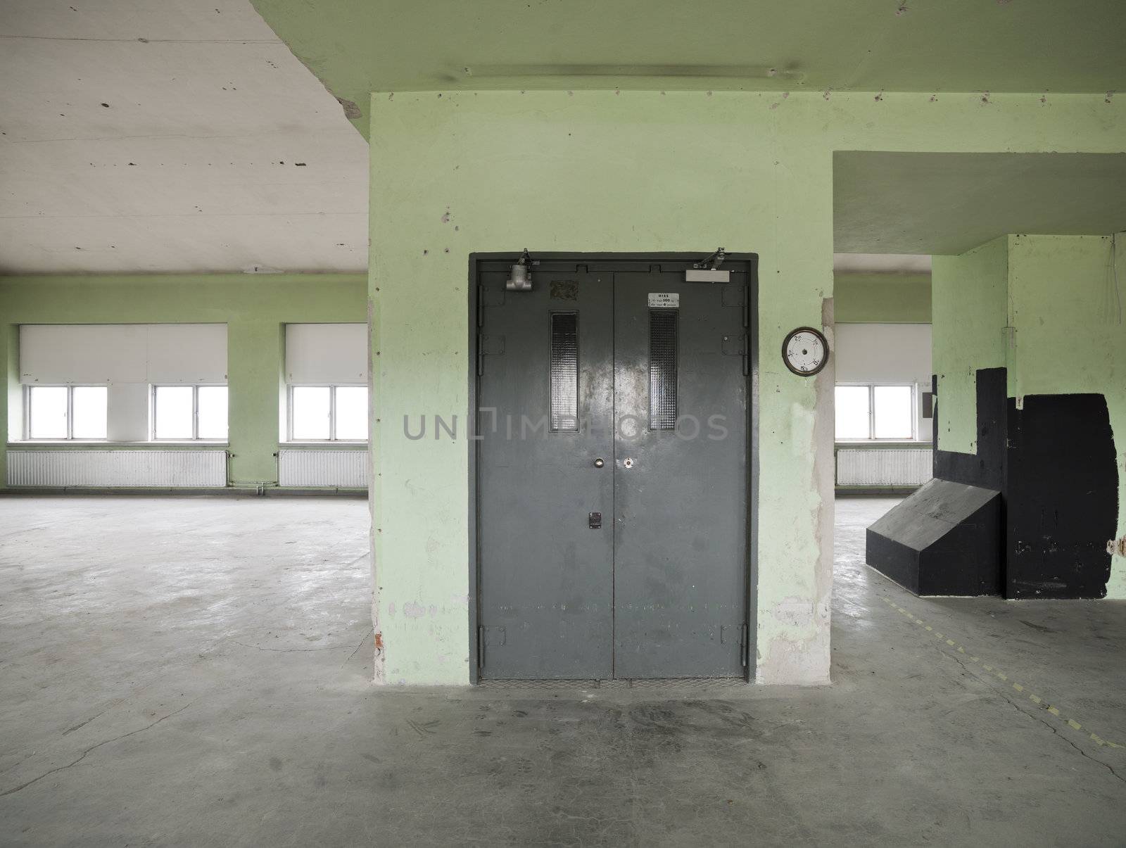Interior of an empty warehouse
