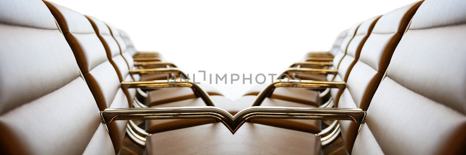 A bench on a white background optional