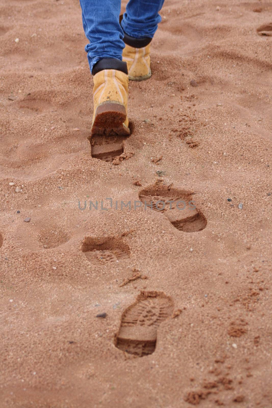 Footprints by photochecker