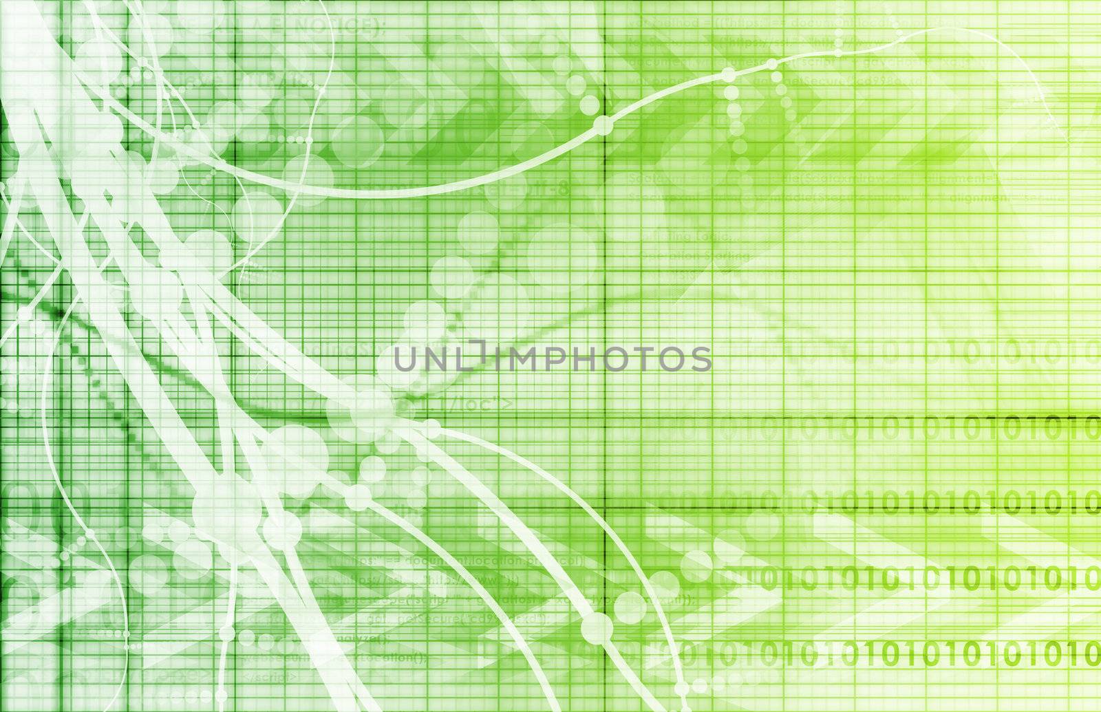 Futuristic Abstract as a Technology Background Art