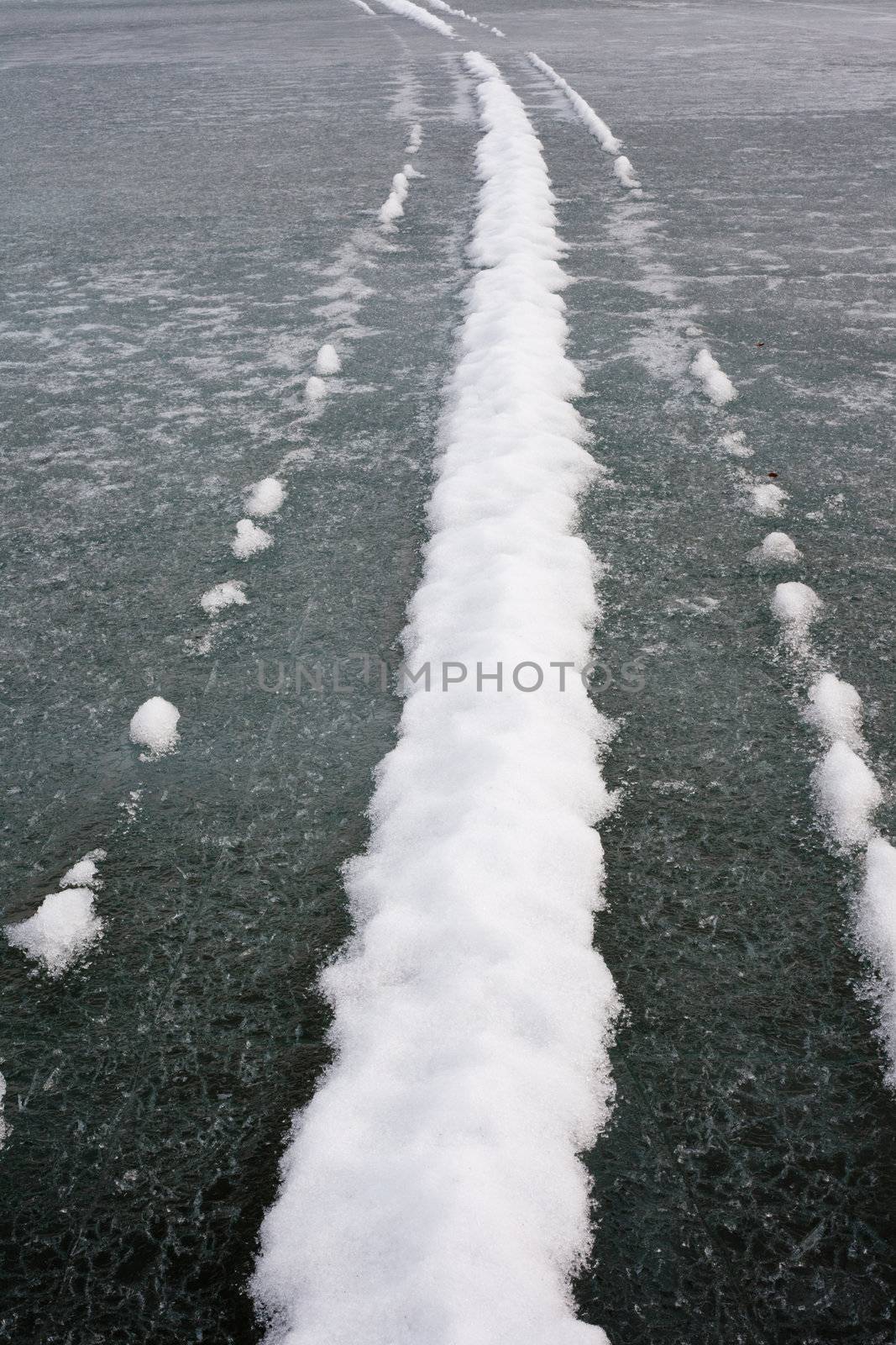 Tracks on Ice Surface by PiLens