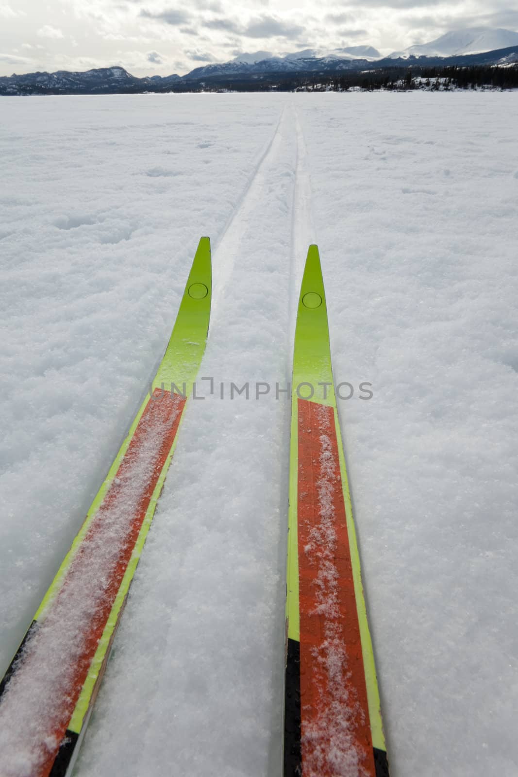 X-country ski winter sport by PiLens