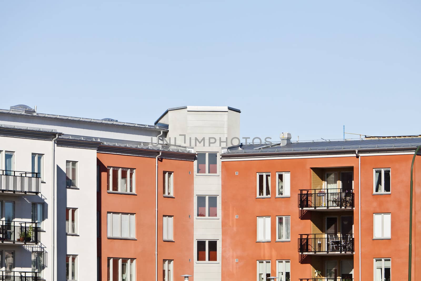 Residential District on a sunny day