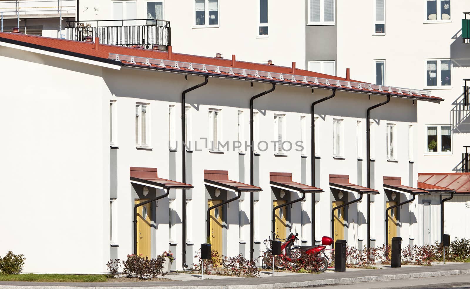 Residential District on a sunny day