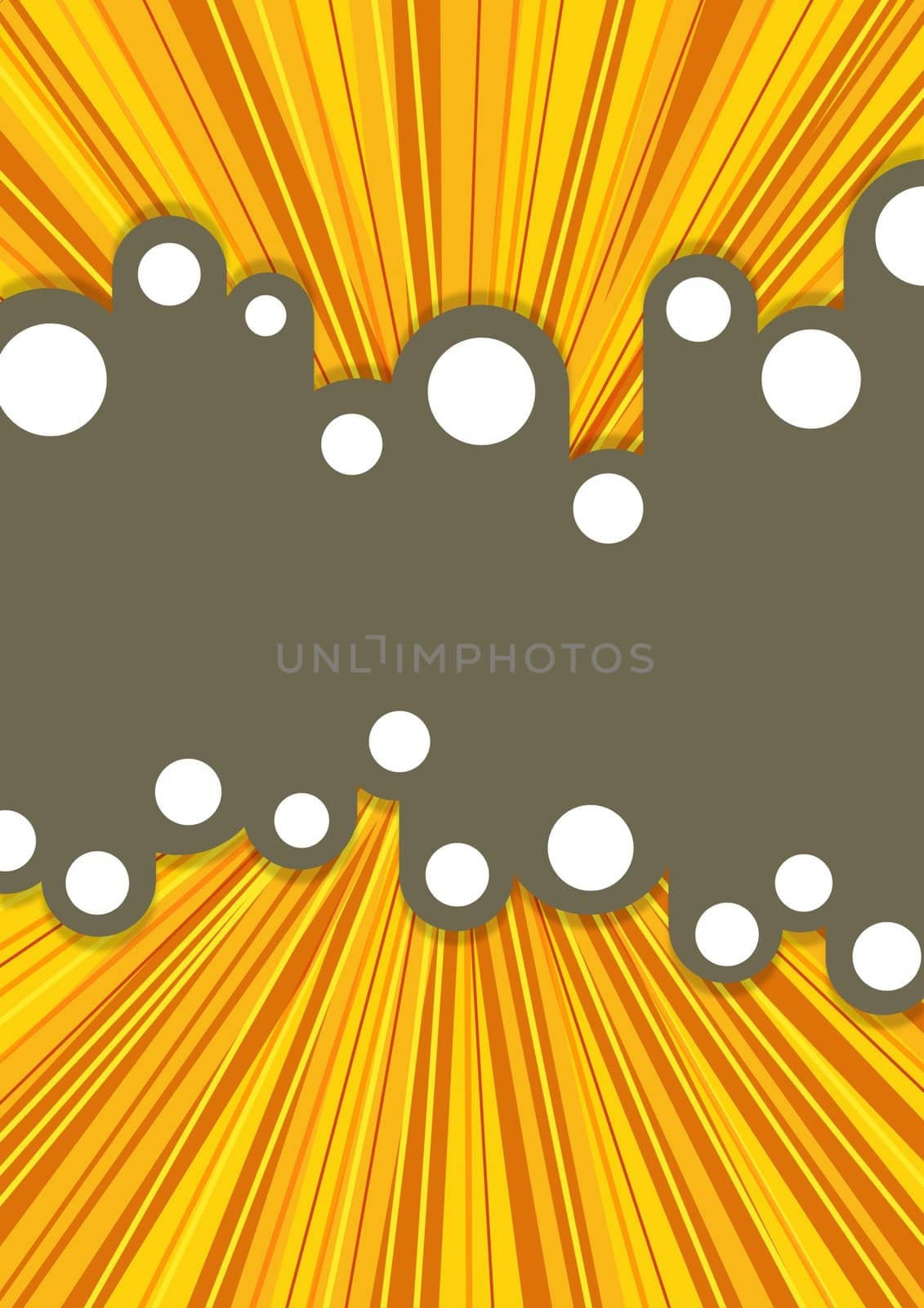 Illustration of a retro style background