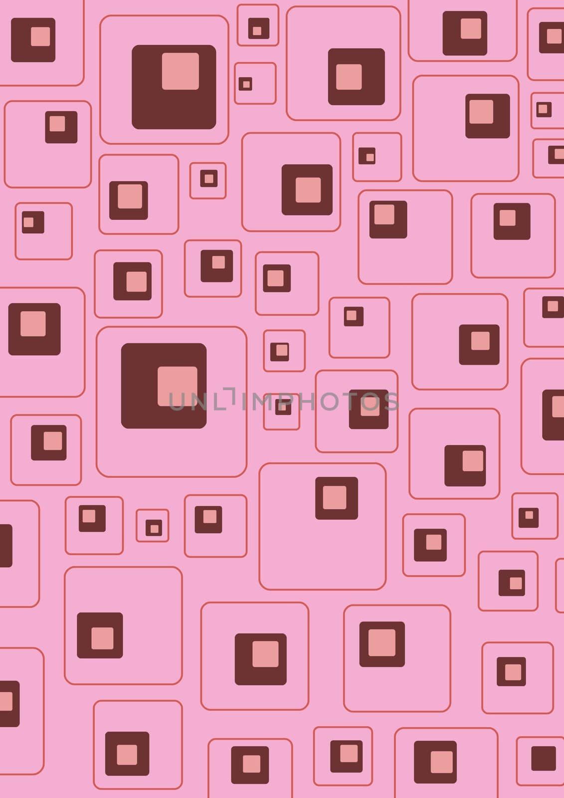 Retro red/pink squares background