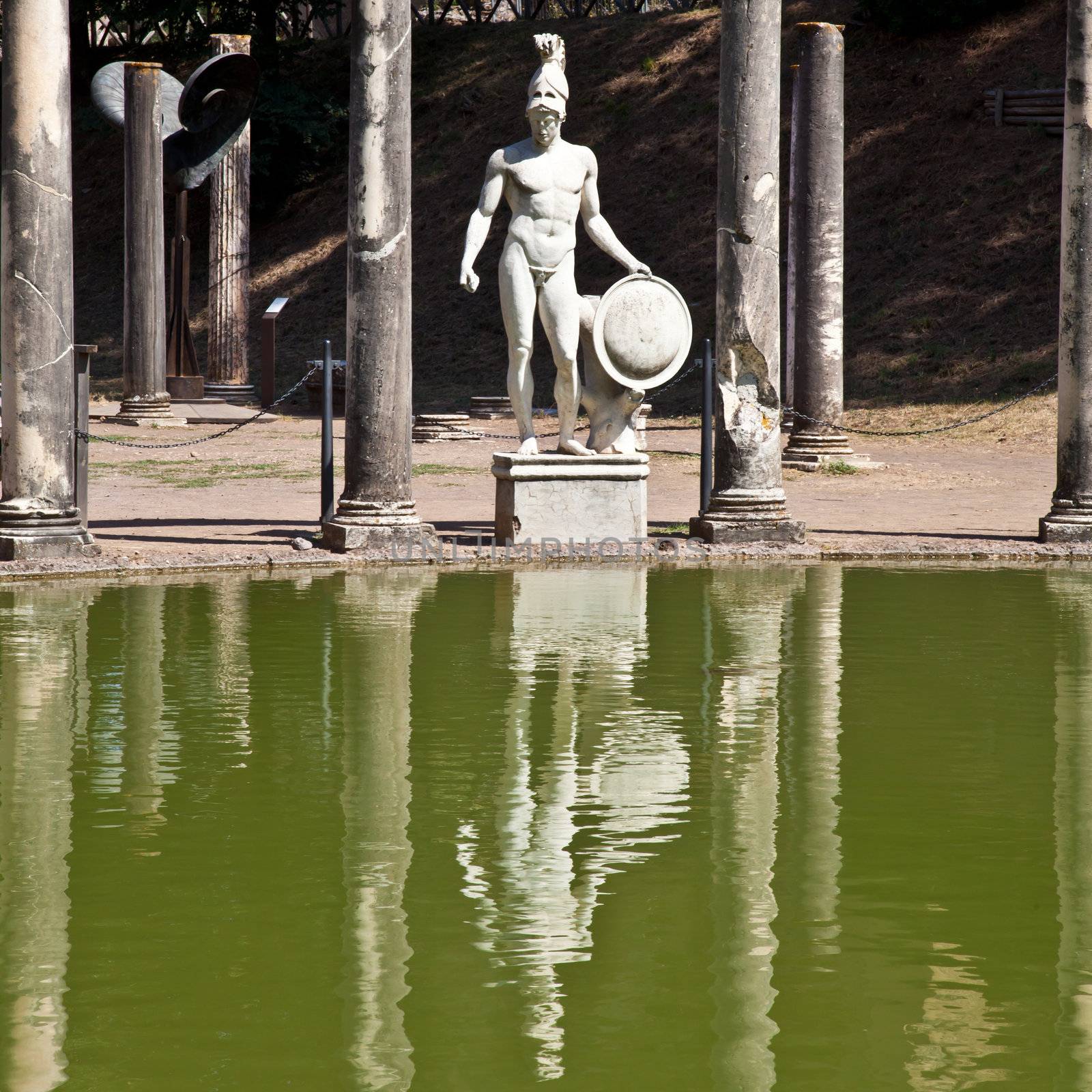 Villa Adriana in Tivoli - Italy. Example of classic beauty in a roman villa.