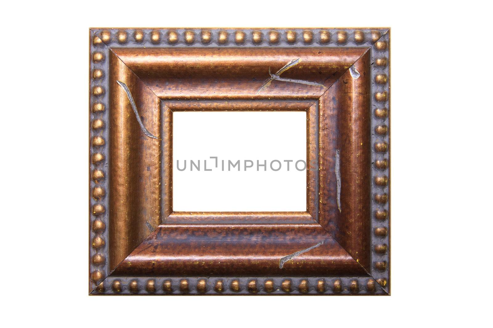 One Picture Frame Isolated On White Background, Design Element