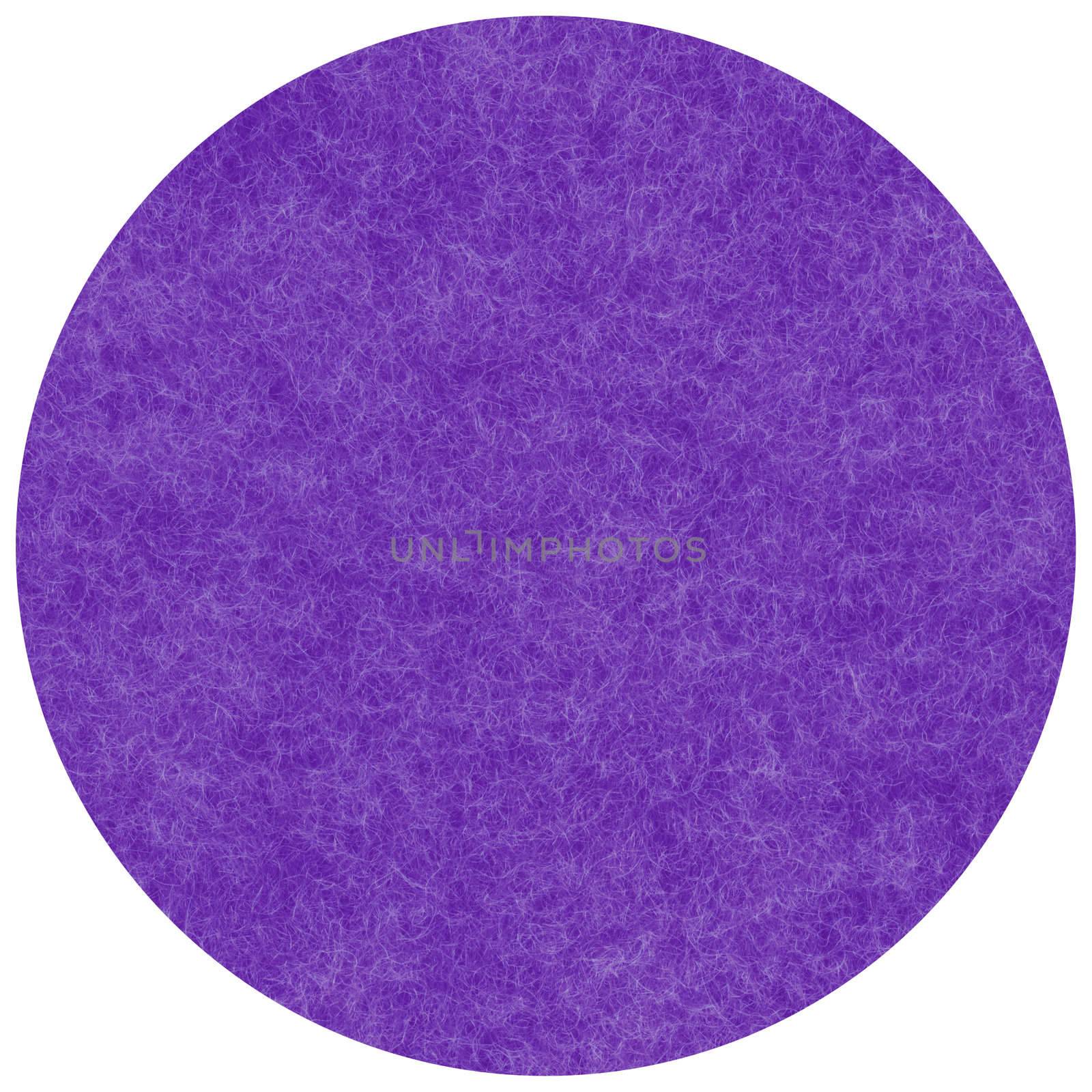Natural woollen fabric: a violet mohair, round, macro
