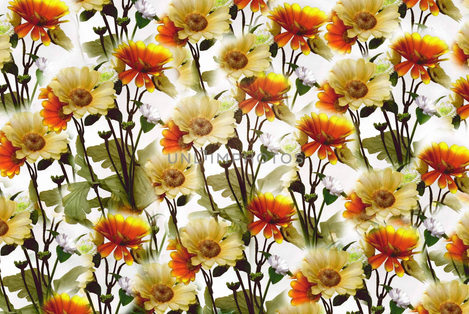 retro flower wallpaper background 