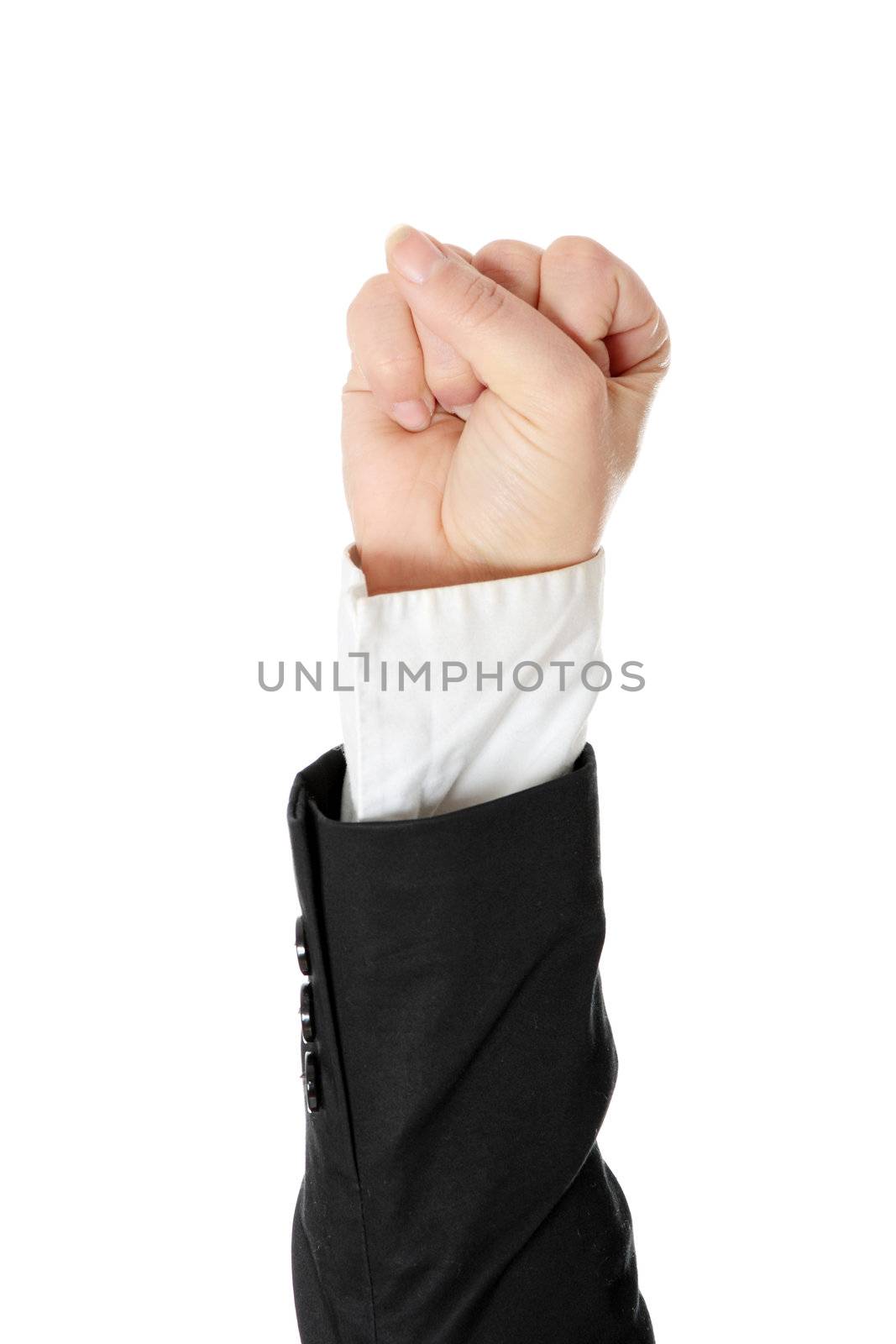 Fist isolated on white background