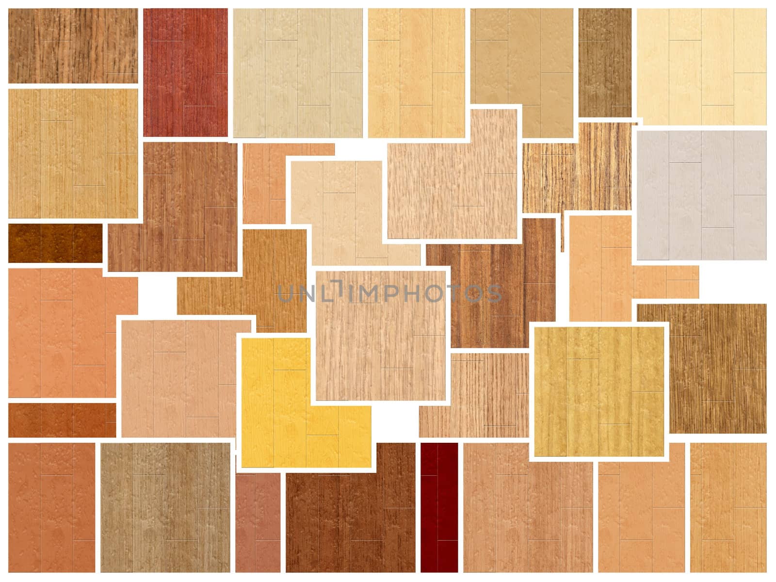 different  patterns of parquet wood